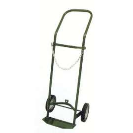 Medical Series Carts, Holds 9.5" Cylinder, 8 in Semi-Pneumatic Wheels