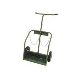 900 Series Carts, Holds 8.5"-9.5" dia. Cylinders, 10 x 2.75" Semi-Pneum. Wheels