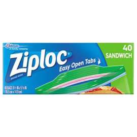 Zipl 40CT Sandwich Bag