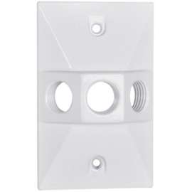 ME WHT Rect Lamp Cover