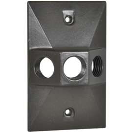 ME BRZ Rect Lamp Cover