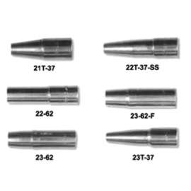 23 Series Nozzles, 1/8" Tip Recess, 1/2", For Part Nos. 54P, 54A, 54A-16