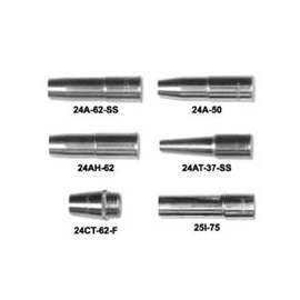 25 Series Nozzles, Coarse Thread, 1/8 in. Tip Recess, 3/4 in, For No. 5 Gun