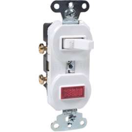 15A WHT PilotLGT/Switch