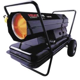 Portable Kerosene Forced Air Heaters, 125,000 Btu/h, 14 gal