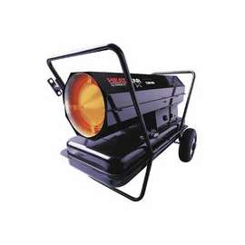Portable Kerosene Forced Air Heaters, 175,000 Btu/h, 14 gal, 110V