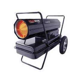 Portable Kerosene Forced Air Heaters, 210,000 Btu/h, 14 gal, 110 V
