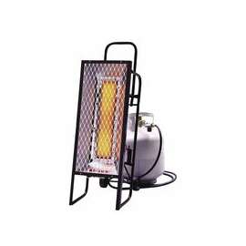 Portable Radiant Heater, 35,000 Btu/h, 12 h