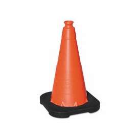 Enviro Cones, 18 in, 3 lb, No Reflective Collar, LDPE, Orange