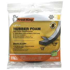 1/2x5/16 BLK Rubb Tape