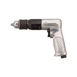 Ingersoll-Rand Pneumatic Drills, 1/2 in Chuck, 1/2 hp, 500 rpm