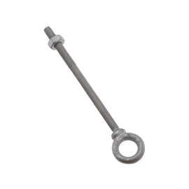 National Hardware N245-142 Eye Bolt, 3/8-16 Thread, 2-1/2 in L Thread, 3/4 in ID x 1-3/8 in OD Dia Eye, 6 in L Shank