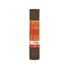 Con-Tact 04F-C6L1B-06 Shelf and Drawer Liner, 4 ft L, 12 in W, PVC, Chocolate