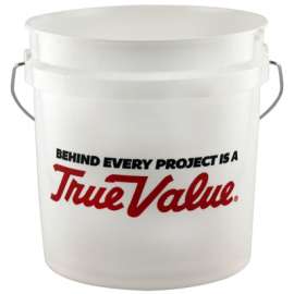 TV 2GAL WHT Plas Pail