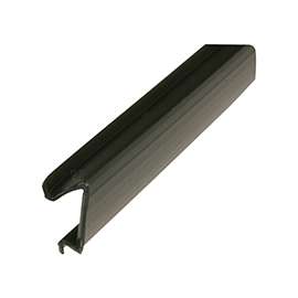 Make-2-Fit P 7813 Glass Retainer, 9/16 in W, 5/16 in Thick, 72 in L, Vinyl, Black
