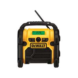 DeWALT DCR018 Bare Tool, Cordless, Heavy-Duty Worksite Radio, 12, 18, 20 V Battery