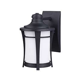CANARM MAYA Series IOL138BK Outdoor Wall Light, 120 V, Incandescent Lamp