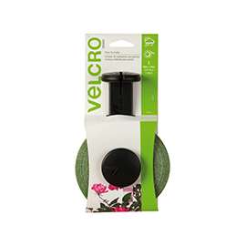 VELCRO Brand 91348PC Plant Tie, 45 ft L, 1/2 ft W, Plastic, Green