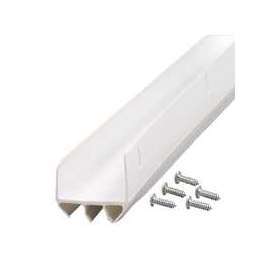 M-D 06528 Door Bottom, 36 in L, 1-3/4 in W, 1-1/2 in H, Vinyl
