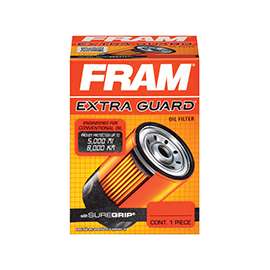 FRAM PH4967 Full Flow Lube Oil Filter, 3/4- 16 Connection, Threaded, Cellulose, Synthetic Glass Filter Media