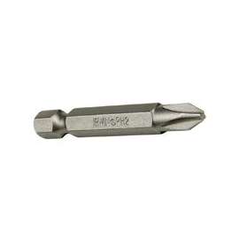 IRWIN 91842 Screwdriver Bit, #2 Drive, Phillips Drive, 1/4 in Shank, Hex Shank, Steel