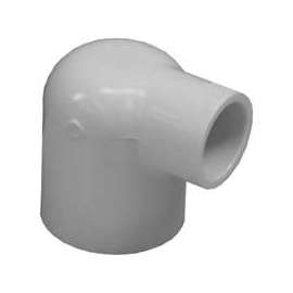 LASCO 406130BC Reducing Pipe Elbow, 1 x 1/2 in, Slip, 90 deg Angle, PVC, SCH 40 Schedule