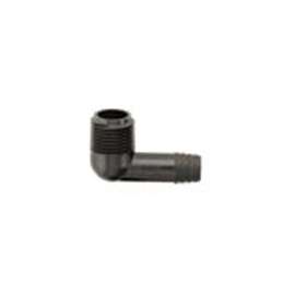 TORO 53270 Elbow, 3/8 x 1/2 in Connection, Barb x Male, Plastic