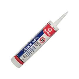 Red Devil 00113CA Silicone Sealant Caulk, Clear, 9 oz Cartridge