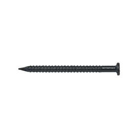 ProSource NTP-083-PS Panel Nail, 15D, 1-5/8 in L, Steel, Painted, Flat Head, Ring Shank, Black, 171 lb