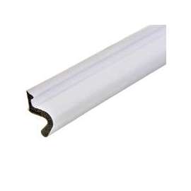 Frost King DS7W/25 Door Seal, 1 in W, 7 ft L, Thermoset Plastic, White