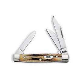 CASE 178 Folding Pocket Knife, 2 in Clip, 1-1/2 in Sheep Foot, 1.49 in Pen L Blade, 3-Blade