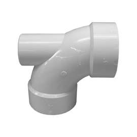 GENOVA 700 Series 73031 Drain Pipe Elbow, 3 in Hub, 1-1/2 in, 90 deg
