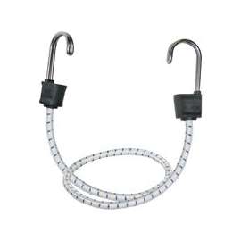 KEEPER Twin Anchor 06272 Bungee Cord, 18 in L, Rubber, Hook End