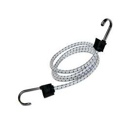 KEEPER Twin Anchor 06276 Bungee Cord, 32 in L, Rubber, Hook End