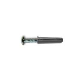 MIDWEST FASTENER 10410 Conical Anchor with Screw, #6-8 Thread, 3/4 in L, Plastic