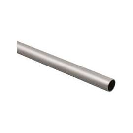 National Hardware BB8603 S822-097 Closet Rod, 1-5/16 in Dia, 6 ft L, Steel, Satin Nickel