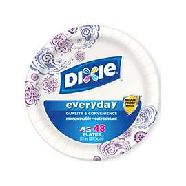 Dixie 15289 Disposable Plate, Paper