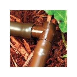 Rain Bird BE50/4PK Drip Irrigation Elbow, 1/2 in Connection, Barb, Plastic, Brown