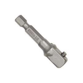 IRWIN 93784 Socket Adapter, 3/8 in Drive, Square Drive, 2 in L