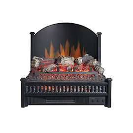 Comfort Glow ELCG364 Heater, 20-1/2 in OAW, 13 in OAD, 18-1/4 in OAH, 5120 Btu Heating, Electric Ignition, Black