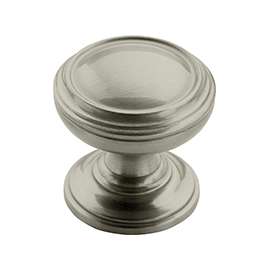Amerock BP55342G10 Cabinet Knob, 1-1/4 in Projection, Zinc, Satin Nickel