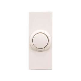 Heath Zenith SL-7393-02 Pushbutton, Round, Wireless, Plastic, White