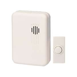 Heath Zenith SL-7307-03 Doorbell Kit, Wireless, 85 dB, Black/White