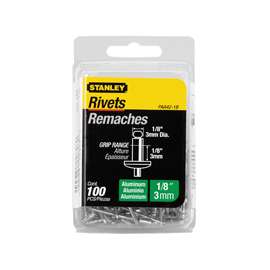 STANLEY PAA42-1B Pop Rivet, Reusable, 1-1/2 in L, Aluminum