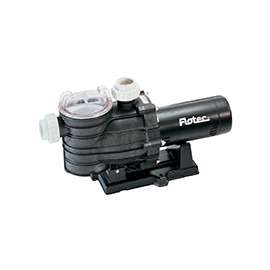 Flotec AT251001 Pool Pump with Integral Trap, 115/230 V, 6.7/13.4 A, 2 in Inlet, 2 in Outlet, 1 hp