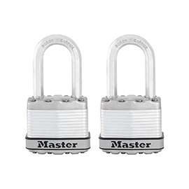 Master Lock Magnum Series M1XTLF Padlock, Keyed Alike Key, 5/16 in Dia Shackle, 1-1/2 in H Shackle, Stainless Steel Body