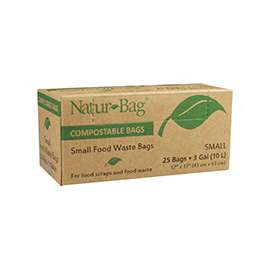 NATUR-TEC NT1075-RTL-00004 Trash Bag, 3 gal Capacity