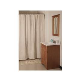 Simple Spaces SD-MCP01-B3L Shower Curtain, Vinyl, Beige, Beige