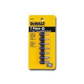DeWALT TORX DW2067 Star Bit Set, 7-Piece, Single-Ended, Steel