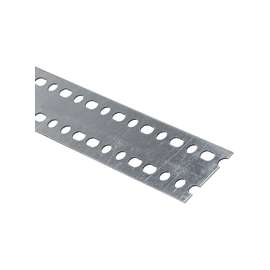 Stanley Hardware 4027BC Series 341230 Slotted Strap, 36 in L, 2-3/8 in W, Galvanized Steel